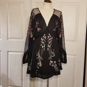 COPY - Free People Bonjour Embroidered Mini Dress